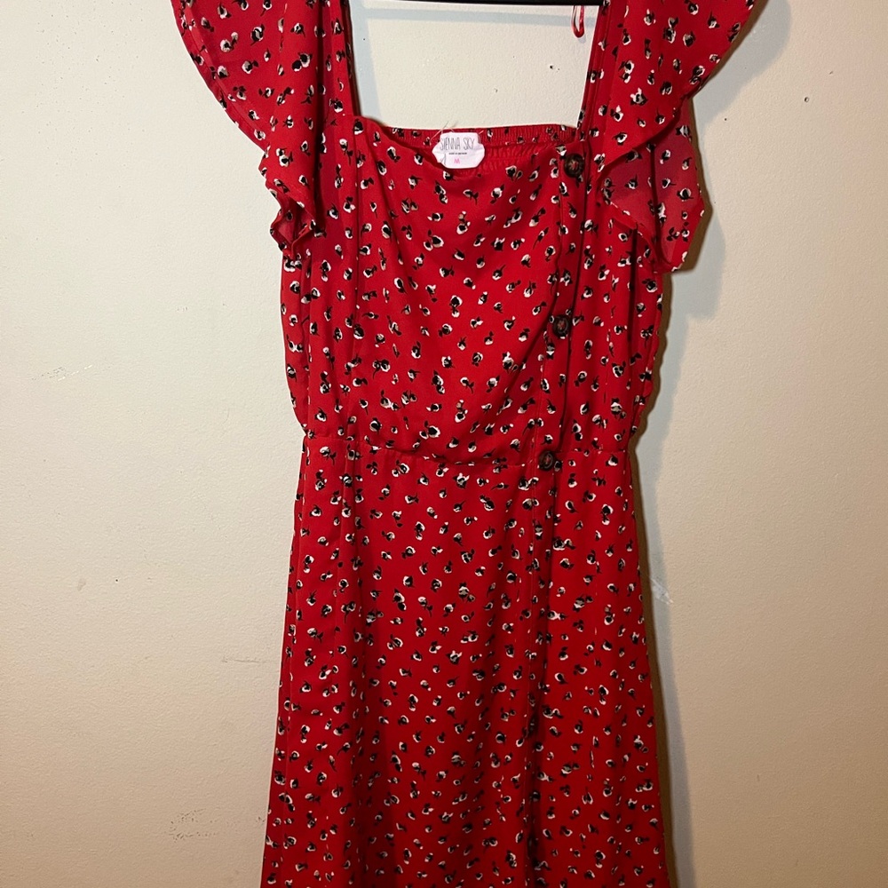 Sienna Sky Red Floral Top